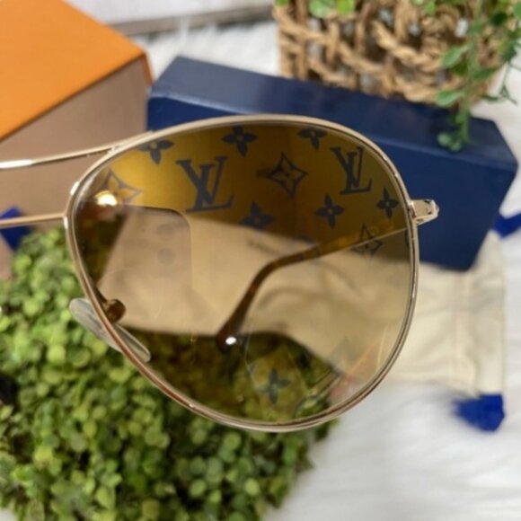 Louis Vuitton Fashion Aviator Brown Lenses - Picture 4 of 7
